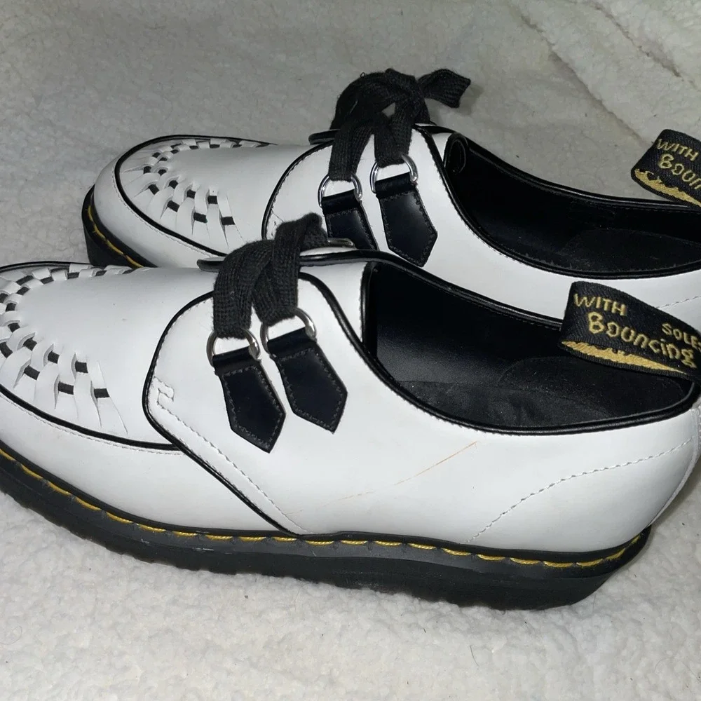 Dr Martens Lace Up Sidney Quad Platform Creepers US M 13 Eu 47 US L 14 - Picture 3 of 9